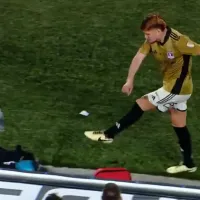 Video: Leonardo Gil rompe todo tras ser reemplazado en Colo Colo ante River Plate