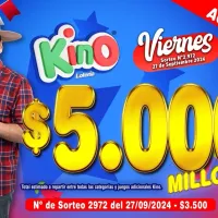 Resultados de Kino viernes 27 de septiembre: Revisa los números ganadores de $5.000 millones