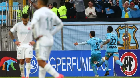 Joaquín Moya le anotó un golazo que fue como un golpe de nocaut a la Universidad de Chile.