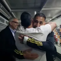 El épico reencuentro entre Javier Correa y Esteban Paredes tras el triunfo de Colo Colo
