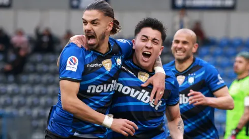 Los jugadores de Huachipato festejan el gol ante Coquimbo Unido, en el Campeonato Nacional 2024.