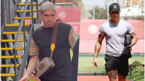 Carlos Palacios llegó con un llamativo vestuario a la Roja.