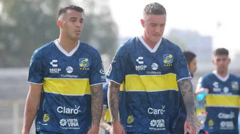 Rodrigo Contreras y Tomás Asta-Buruaga en Everton de Viña del Mar.