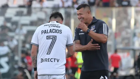 Almirón y Carlos Palacios en Colo Colo.