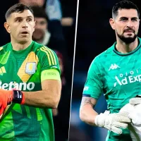 “A lo Dibu Martínez”: Gabriel Arias se llena de elogios por magistral tapada en Copa Sudamericana