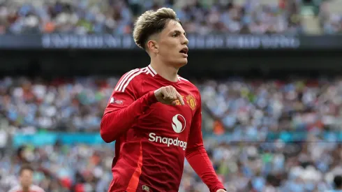 Garnacho se vio involucrado en un extraño hecho.