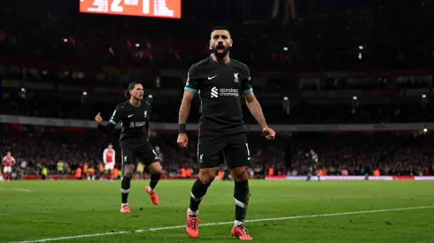 Mo Salah marcó el empate de Liverpool.