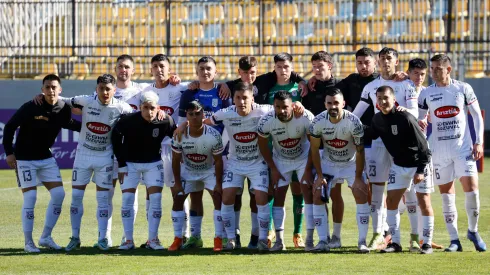 El equipo de Deportes Melipilla que jugó ante Everton en la Copa Chile 2024.