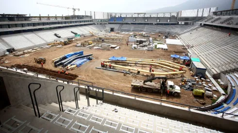 El nuevo San Carlos de Apoquindo va tomando forma.