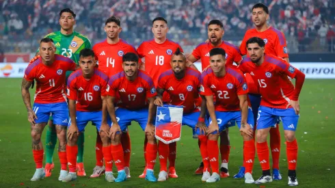 El equipo elegido por Ricardo Gareca que saltó al campo en el Estadio Nacional de Lima, en la fecha 11 de las Eliminatorias Sudamericanas 2026.