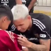 Tiene su corazón: El emotivo gesto de Yeferson Soteldo con niño venezolano en Chile