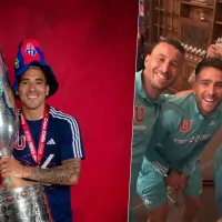 Leandro Fernández se transformó en el alma de la fiesta en la celebración de U de Chile