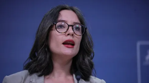 Ministra vocera de Gobierno, Camila Vallejo.