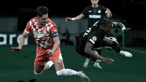 Girona se perdió un gol cantado ante el Sturm Graz.