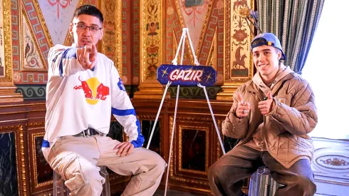 Gazir con Felipe Kaponi en Batallón