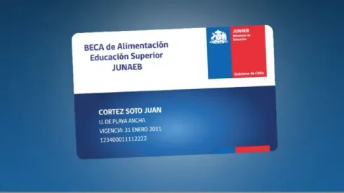Tarjeta Junaeb