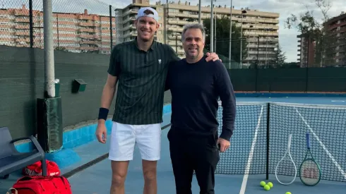 Fernando González compartió hace unos días con Nicolás Jarry.