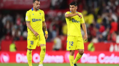 Tomás Alarcón tuvo un fuerte cruce con un compañero.