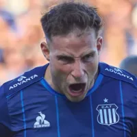Bruno Barticciotto le deja una alerta al Vélez de Quinteros tras su gol que dejó puntero a Talleres