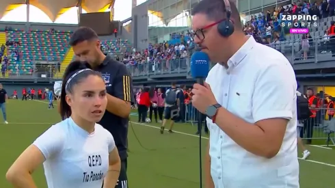 Javiera Grez fue elegida figura del partido en la final de Colo Colo ante la U