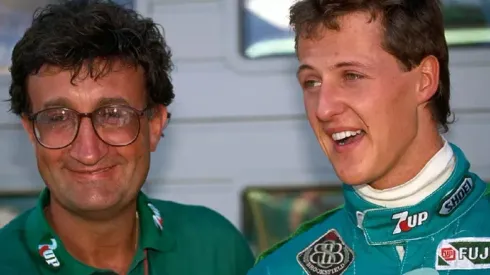 Eddie Jordan y Michael Schumacher