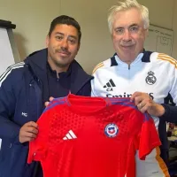 Los detalles de la reunión de Nicolás Córdova con Carlo Ancelotti durante la gira de la Roja