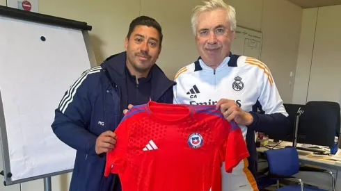Nicolás Córdova y Carlo Ancelotti se reunieron por una hora en España