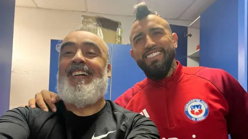 Juan Ramírez, PF de Arturo Vidal, entrena a varios jugadores de Colo Colo