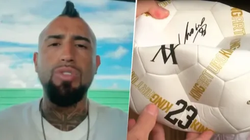 Vidal recalcó que los balones son originales