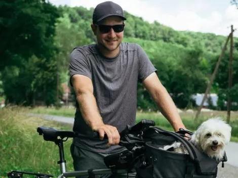 Increíble hazaña de ciclista que pedalea de Ecuador a Santiago