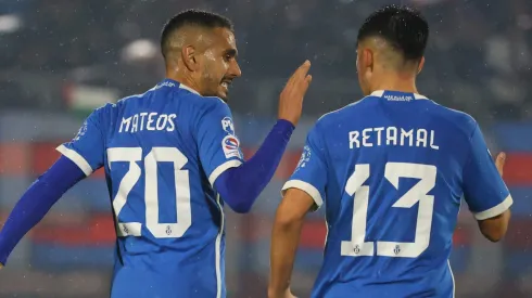 Federico Mateos con David Retamal en la Universidad de Chile.
