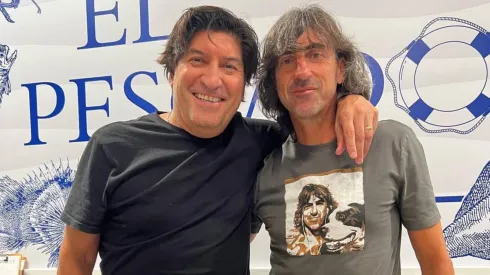 Iván Zamorano y José Emilio Amavisca mantienen una amistad cerrada.