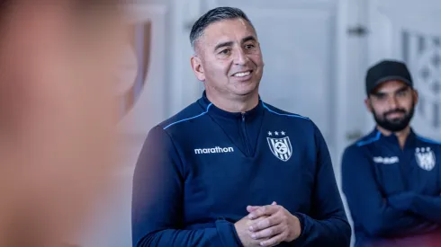 Jaime García con los colores de Huachipato.