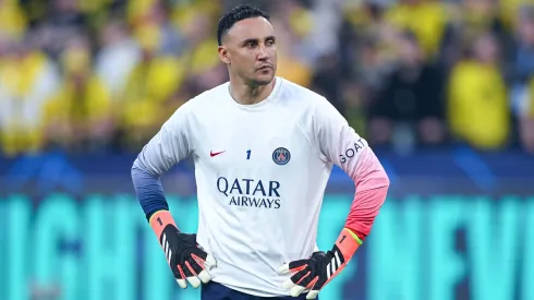 Keylor Navas en el PSG. Desde julio que está sin club.