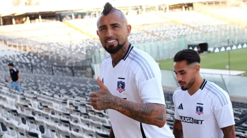 Arturo Vidal es fijo en la formación de Colo Colo.
