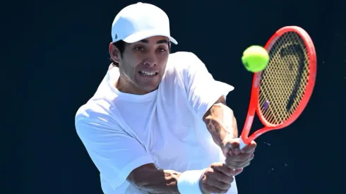 Cristian Garin en el Australian Open.