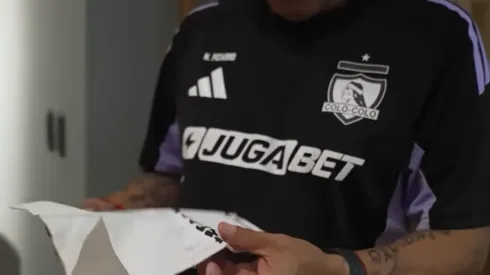 El utilero de Colo Colo utilizó una servilleta para dejar el registro de una deseada lista.