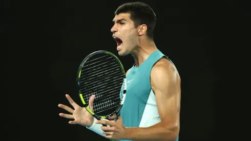Carlos Alcaraz cayó frente a Novak Djokovic en el Australian Open.