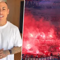 La presentación a lo Zamorano de Eduardo Vargas en Nacional: "Se anuncia solo el loco"
