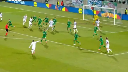 Darío Osorio abrió la cuenta para el Midtjylland en la Europa League con un tremendo golazo.