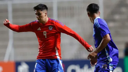 Damián Pizarro y la Roja Sub 20.