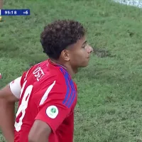Terrible: el autogol de Rossel en la derrota de la Roja frente a Uruguay en el Sudamericano Sub 20