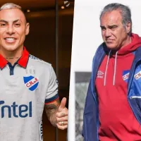 “Es un jugador potente”: Martín Lasarte llenó de elogios a Eduardo Vargas en Nacional
