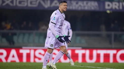 Alexis Sánchez jugando por Udinese.