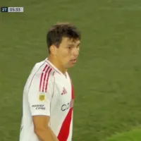 Gonzalo Tapia se pierde un gol cantado en River: así reaccionó Marcelo Gallardo