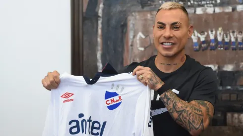 Vargas con la camiseta de Nacional.