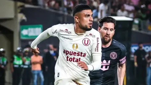 Rodrigo Ureña enfrentó a Lionel Messi con Universitario de Deportes.