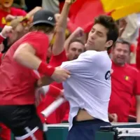 Escándalo en la Copa Davis: Zizou Bergs arrolla a Cristian Garin y el chileno es descalificado