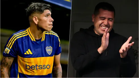 Riquelme le pidió una camiseta especial a Carlos Palacios