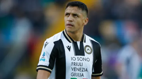 Alexis Sánchez durante el último partido de Udinese en la liga italiana.
